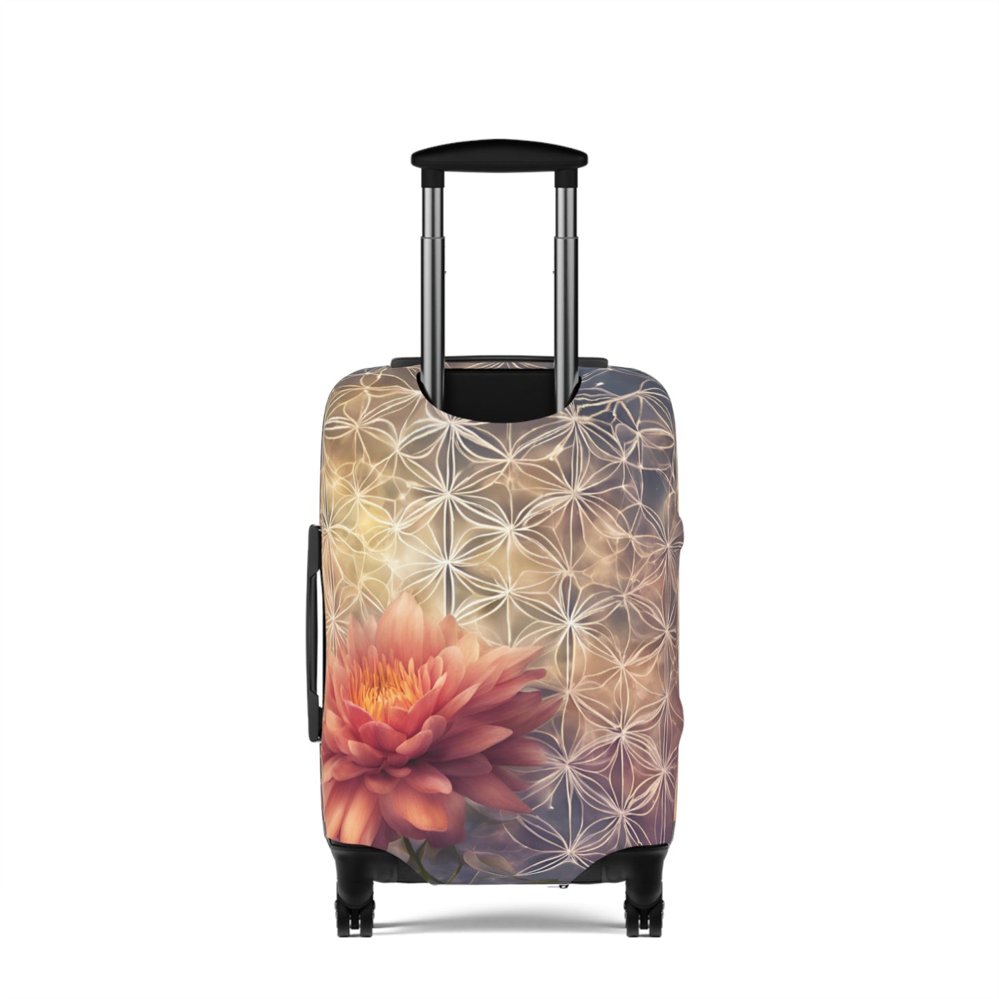 Floral Travel Luggage Cover - Stylish Protection for Your Suitcase