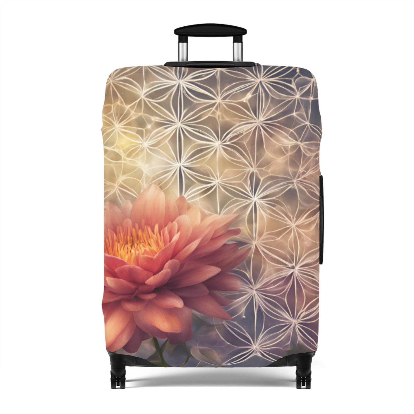 Floral Travel Luggage Cover - Stylish Protection for Your Suitcase