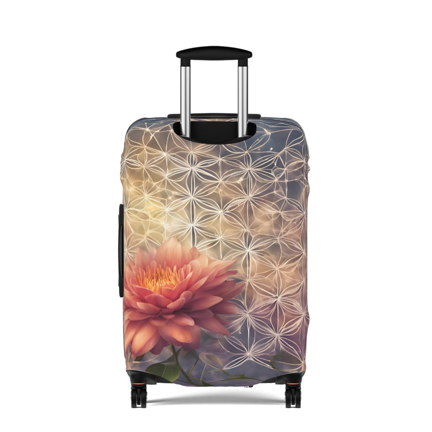 Floral Travel Luggage Cover - Stylish Protection for Your Suitcase