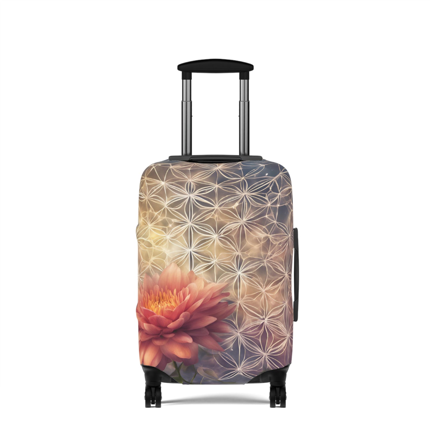 Floral Travel Luggage Cover - Stylish Protection for Your Suitcase