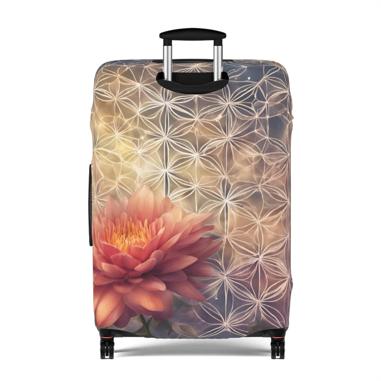 Floral Travel Luggage Cover - Stylish Protection for Your Suitcase
