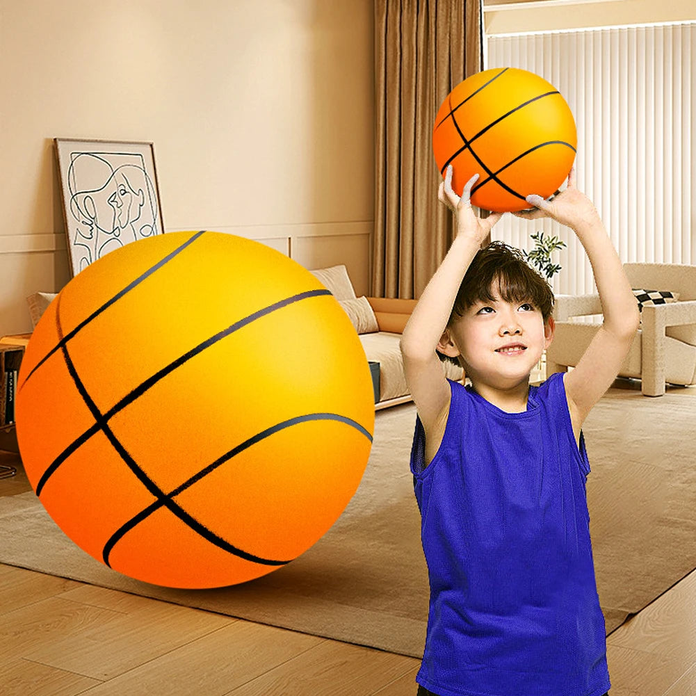 Kids Bouncing Silent Basketball