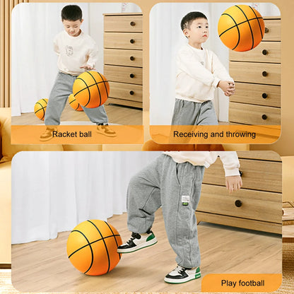 Kids Bouncing Silent Basketball